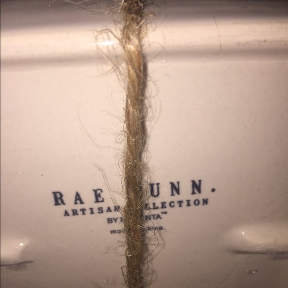 Rae Dunn Easter planter 3 pots with drainage holes and tray all ceramic - Picture 5 of 6